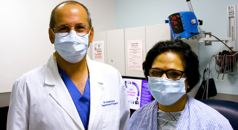 image of patient and doctor